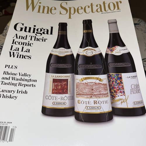 Wine spectator magazine march - wine,